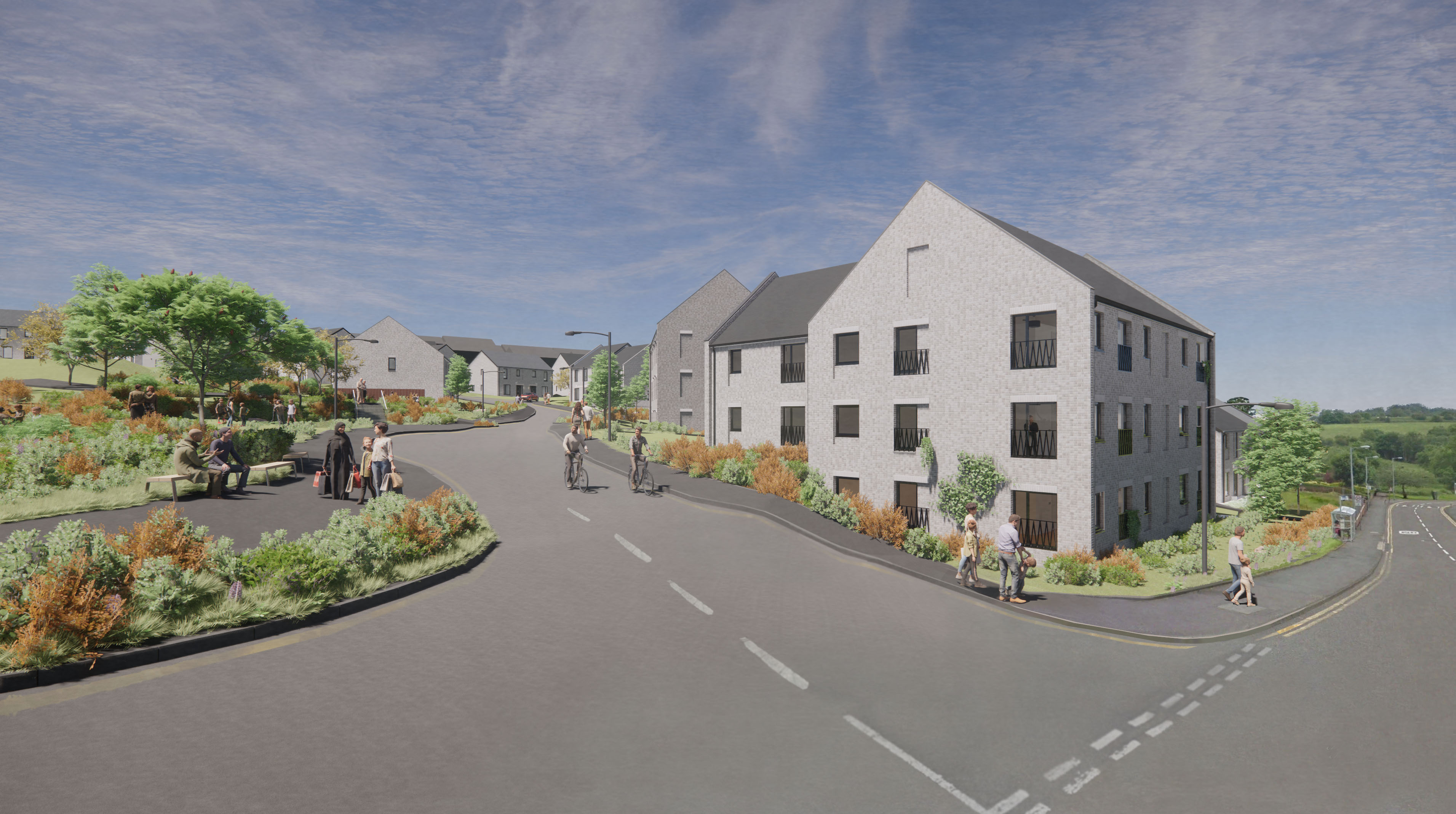 Caledonia gets £30m regeneration of Bellsmyre under way Scottish